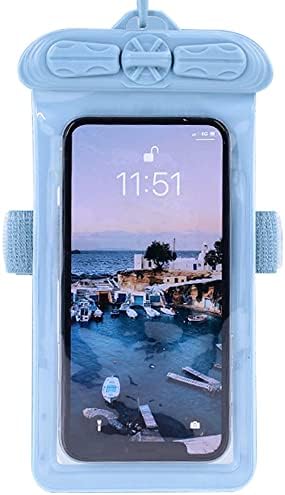 Калъф за телефон Vaxson, Съвместим с водоустойчив калъф Huawei P Smart 2020 Dry Bag [Без защитно фолио за екрана] Син