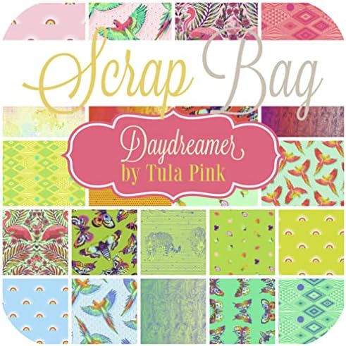 Чанта за скрапа Daydreamer (около 2 ярда) от Tula Pink безплатно, 2 ярд плат за стеганого одеяла със собствените си ръце