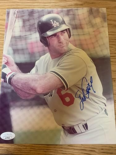 Стив Гарви Лос Анджелис Доджърс, Подписано Гланцирана снимка с Размер 8х10 мм, Аутентифицированную JSA - Снимки на MLB с автограф