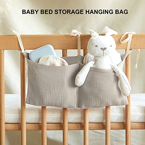 Подвесная чанта за съхранение в бебешко легло Vbestlife, 2 Джоба, Детска Нощна Чанта За съхранение, Каишка, Детска
