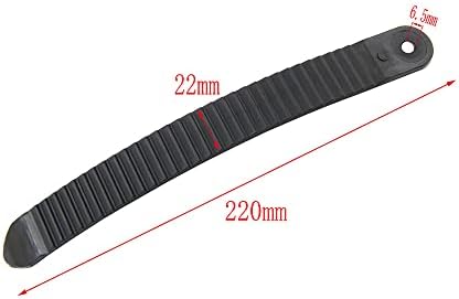 UP100® 1 Двойка от Сменяеми ленти за закрепване на сифон за глезените за сноуборд, Черен на цвят, с Дължина 8,5 инча