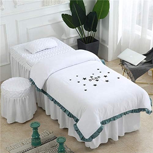 Козметично Покривка за масаж на масата ZHUAN благотворен за кожата, Комплекти с Чаршафи за масаж, Чист Цвят, 4