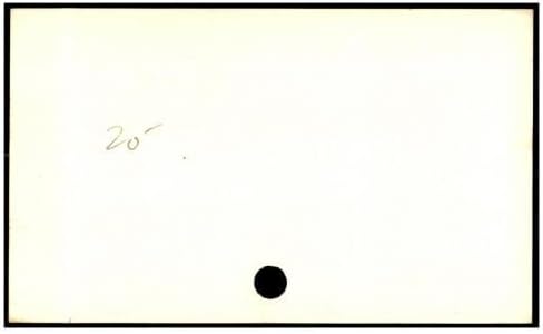 Филе Подпис Тода Гудвина На Картата 3x5 с Автограф 1935-36 Джайънтс 87325 - Издълбани Подпис NFL