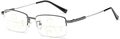 Прогресивни Очила За четене Многофокусные Очила Multifocal Eye Reader Far Near Eyewear + 1,5 Здрава Златната Метална Дограма