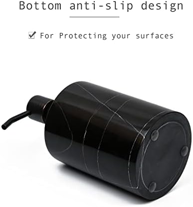 Опаковка сапун JIMEI Black Marble за ръце или съдове за баня и кухненски мивки - Декоративна Опаковка течен
