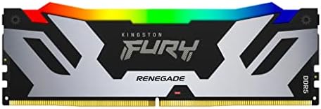 Kingston Fury Ренегат RGB 32 GB 6000 mbps, Одномодульная настолна памет DDR5 CL32 DIMM | Intel XMP 3.0 | инфрачервена Технология за синхронизация | Стабилност на ускорение / KF560C32RSA-32