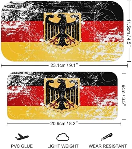 Ретро Германия Герб, Флаг Стикер Кожа Пълен Комплект за Сладки Етикети Защитно покритие за Конзолата Joy-Con Dock