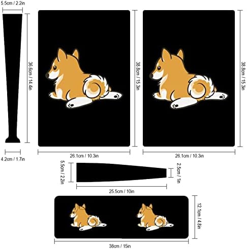 Shiba Ин 3 бр. Стикер за цялото тяло, Стикер за PS5 Digital Edition за конзолата PS5 и контролер