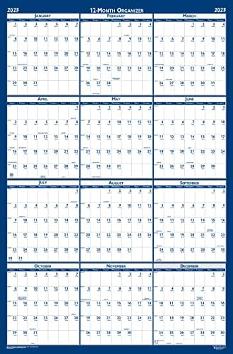 Ламиниран Стенен календар Къща Дулитла 2023, Обратими, Хоризонтален / Вертикален, 32 x 48 инча, януари - декември (HOD3961-23)