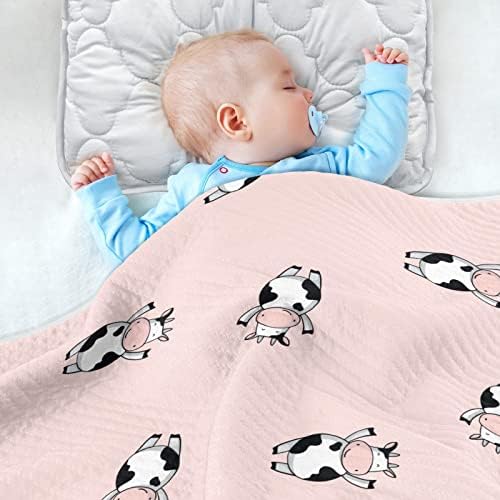 Пеленальное Одеяло, Сладко Памучно Одеяло, произведено от краве памук, за Бебета, Одеало за прием, Леко Меко Пеленальное