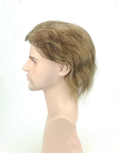 Перука Lordhair за мъже на френската Дантела със Система за замяна на Изкуствена Коса със Средна плътност (18)