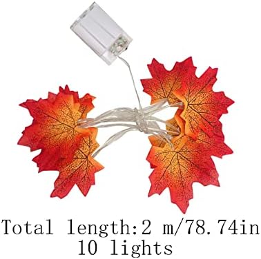 Отделението блок на Деня на Благодарността LED Maple Leaf Light String Вътрешна и Външна Декоративна Светлинна