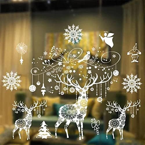 Весела Коледа Декорация На Дома, На Стената На Прозореца Стикер За Декорация Венец Коледен Подарък За Новата Година, Вечерни Аксесоари