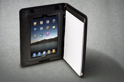 Кожен калъф-книжка серия Ten97 9702 за iPad 4 3 2 Черно 17159