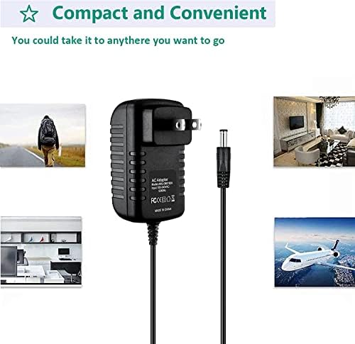 Ac/dc Гай-Tech, съвместим с кабел за постоянен ток Panasonic K2GHYYS00002, подходящ за видеокамери HC-V250 HC-V250K HC-V250R HC-V250S HC-V770 HC-VX870 HC-WX970 захранващ Кабел