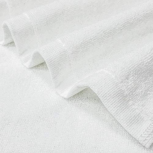 Комплект кърпи LITTLE JOY от 4 теми по 600 ГОРИВО, комплект Хавлиени кърпи от памук, Много Големи, Добре Абсорбиращи, Супер Меки Комплекти, кърпи за баня (бели, комплект от 4)