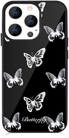 Седалките Black White Бътерфлай за iPhone SE 2020, Калъф за iPhone 7, 8 iPhone Black Butterfly за iPhone 7/8 / SE 2020