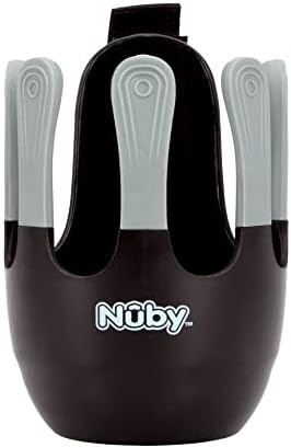Универсална поставка за чаши NUBY с текстурированными дръжки: Аксесоар за пътуване и детски колички (комплект от 2 броя)