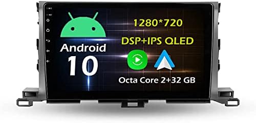 От 10.1 Android 10 Тире Кола Стерео Радио Подходящ за Toyota Highlander 2015 ~ 2017 Главното Устройство GPS Навигация