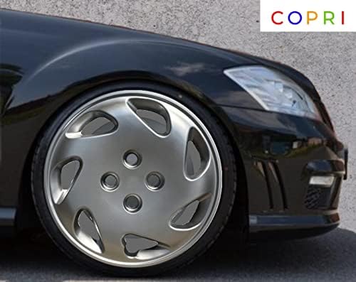 Комплект Copri от 4 Джанти Накладки 14-Инчов Сребрист цвят, Крепящихся болтове, Подходящи За Peugeot