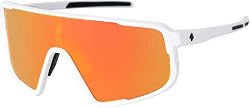 Слънчеви очила Sweet Защита Memento RIG Reflect - Полукадровые защитни очила със защита от замъгляване и виолетови с технологията Rig Lens, СТЕНД Topaz /Блясък-бял, един размер