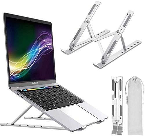 Поставяне и монтиране на BoxWave, съвместима с Acer Nitro 5 (AN515-46) (поставяне и монтиране на BoxWave) - Компактна мобилна поставка за лаптоп с бързото превключване, с множество ъг