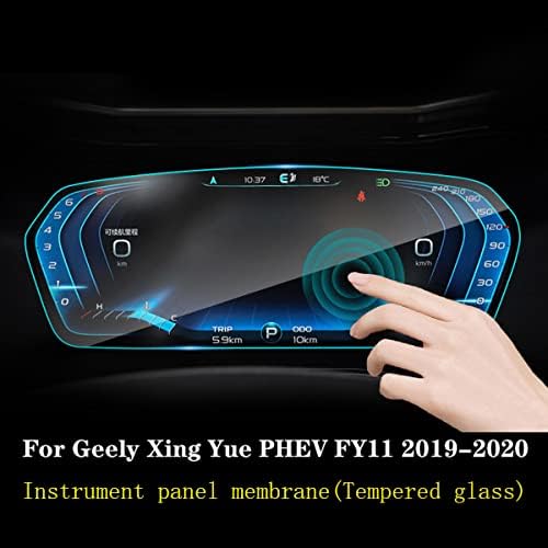 Funiur Авто Екран на Таблото Филм От Закалено Стъкло за GPS за измерване на Скоростта Защитно Фолио Аксесоари， за Geely Xingyue PHEV FY11 2018-2022