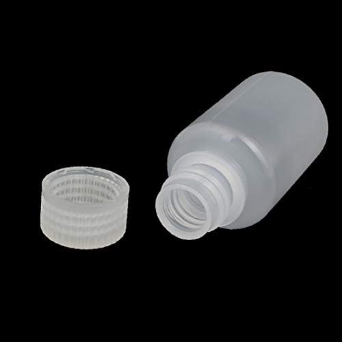 X-DREE 50 мл-13 mm Диаметър на ПП Пластмасова Кръгла бутилка с тесен провлак Прозрачна 2 бр. (50 мл-13 mm диаметър на ПП plástico
