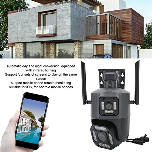 TUORE Smart Outdoor Camera, Камера за Външно наблюдение, Отдалечен monitor, Автоматично Мащабиране, за Откриване