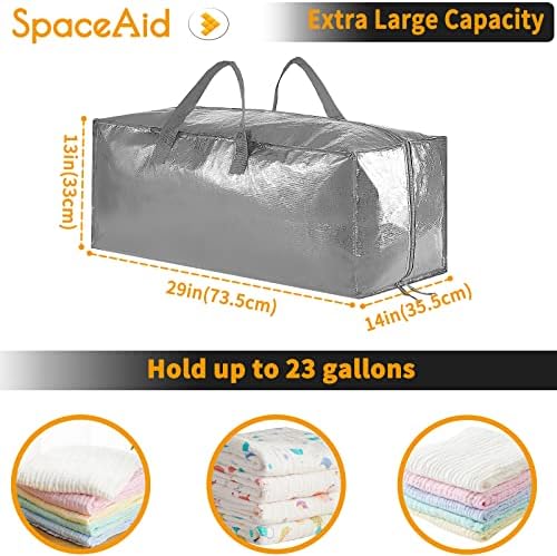 Преносими чанти SpaceAid за тежки условия на работа, много по-големи Чанти за съхранение с лямками за раници, здрави дръжки
