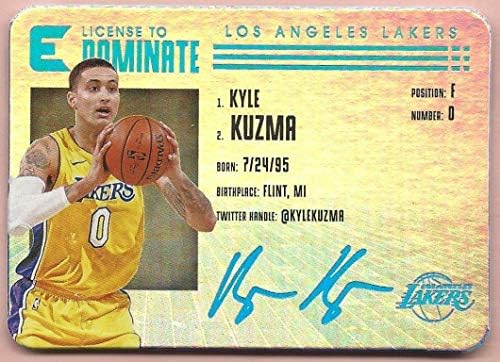 Кайл Кузма /Лос Анджелис Лейкърс-2017 Г.-18 Лицензи Панини Essentials доминиране 33 - Баскетболни карта, без