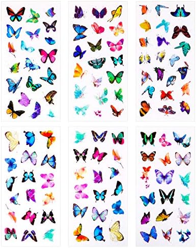 Набор от стикери MEIEST с акварельными птици и цветя (18 листа) - Декоративни стикери за scrapbooking, детски занаяти