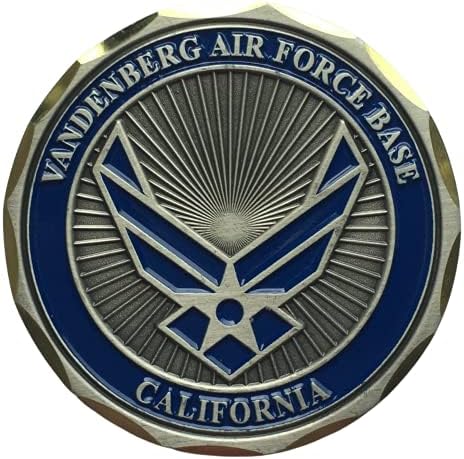 Военновъздушни сили на Сащ военновъздушните сили на САЩ Военно-въздушна база Ванденберг Lompoc Калифорния Призовая Монета