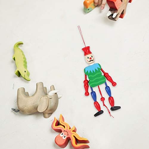 Kisangel 2 бр. Декоративен Коледен Лешникотрошачката Дървена Крал Фигурки на кукли Лешникотрошачка Окачен Украшение Фигурки