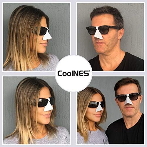 CoolNES - 4 опаковки - UV-защита за носа за очила - Защита на кожата от слънцето - Патентован защитен кожух UPF 50+