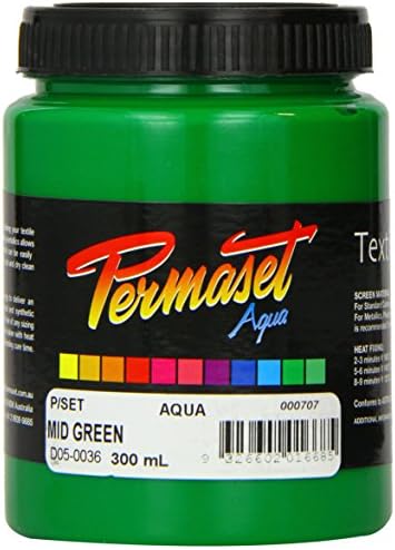 Permaset Аква, Стандартни цветове, 300 мл, Средно-Зелен (P000707)
