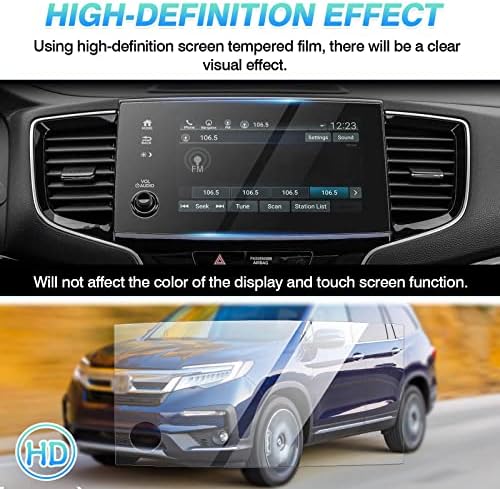 Автозаказ по поръчка за Защитно фолио за екрана 2019 2020 2021 2022 Honda Pilot/Passport Закалено Стъкло 9H Навигационна Защитно Фолио за сензорния екран (8 инча)