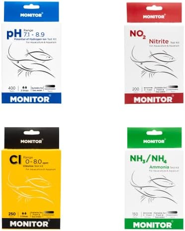 Комплект за контрол на Рн7.1-8.9, хлор, нитрити, амоняк, определени COMBO
