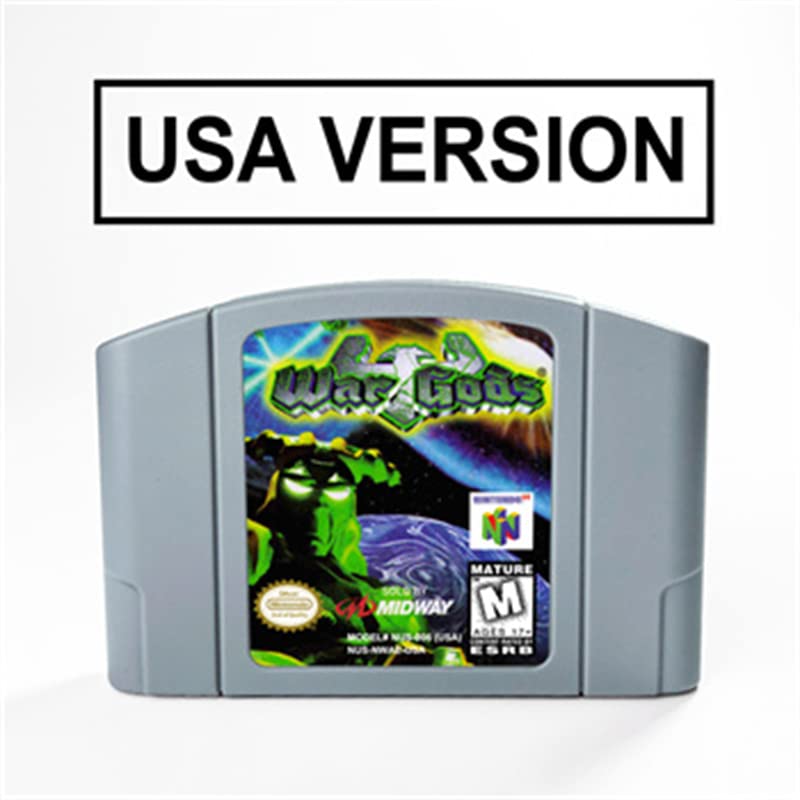 War Gods За 64 Битов игра Касета Американската Версия на Формат NTSC