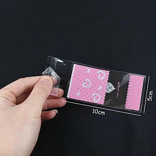 BLZD523 100шт Пластмасови Опаковки за шоколадови Бонбони и Бисквити за Опаковане на Подаръци Самоклеящийся Найлонова торбичка