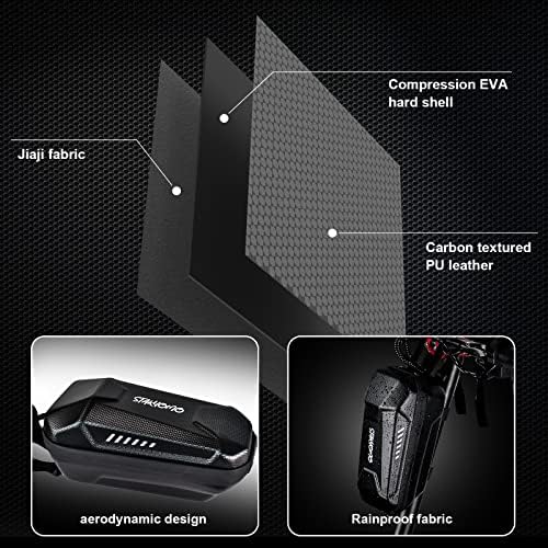 Универсална чанта за скутер STAKYOMO, Чанта за управление на Скутер ЕВА, Водоустойчив Предната чанта за Скутер за Носене,