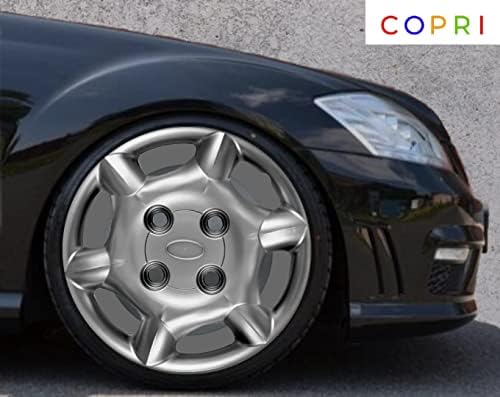 Комплект Copri от 4 Джанти Накладки 13-Инчов Сребрист цвят, Крепящихся болтове, Подходящи за Audi
