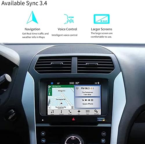 THEYAWWE SYNC 2 to SYNC 3 Upgrade KIT 3,4 APIM Модул CARPLAY Android AUTO NA220 GPS Навигация за F150 Lincoln