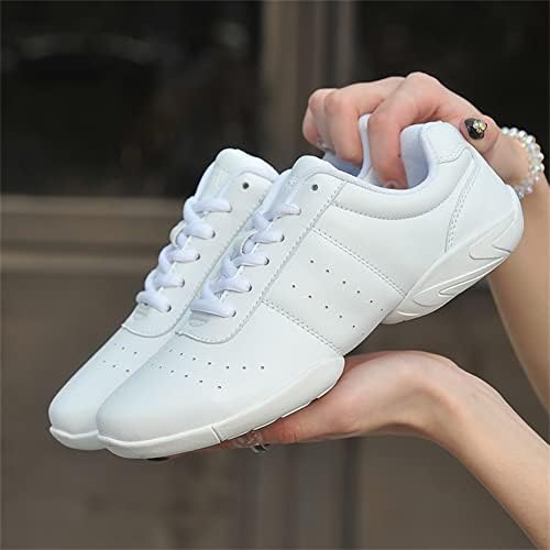 Дамски обувки BREXLI Усмихни Shoes - Бели Обувки за момичета-на мажоретките и Маратонки за младежки състезания