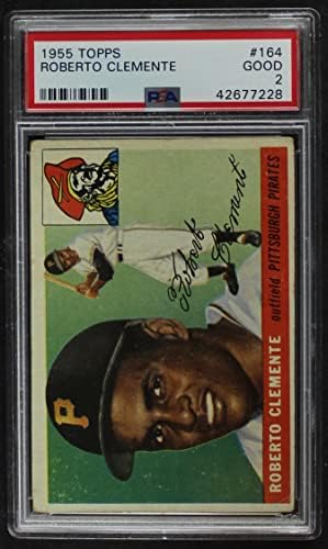 1955 Topps # 164 Роберто Клементе Питсбърг Пайрэтс (Бейзболна картичка) PSA PSA 2.00 Пирати