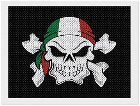 Италия Пиратски Флаг Череп Диамантена Живопис Комплекти 5D направи си САМ Пълна Тренировка Планински Кристал Изкуство