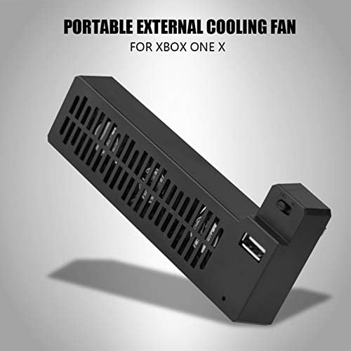 Вентилатор за Охлаждане Игрални конзоли, Преносими Уменьшающий Отопление USB 3 Mini Външен охлаждащ Вентилатор, Монтиран