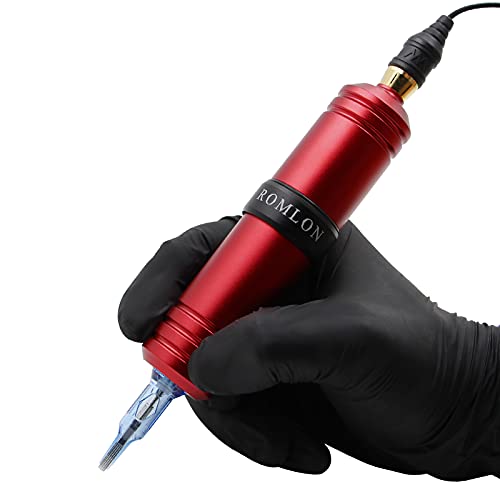 Romlon Pen Machine Kit Професионален - Дръжка за Роторной Машини Led Източник на Захранване 100 бр. Касети с