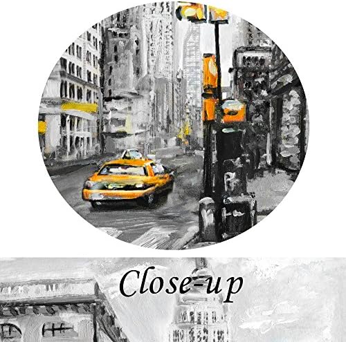 Творческа Изкуство - Модерен Ню Йорк Печат върху Платно, е Черно-Бяла Градинска Живопис САЩ Емпайър Стейт Билдинг