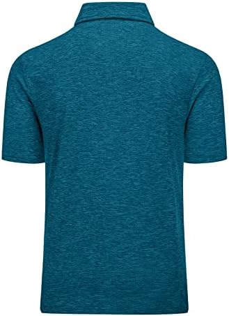 Мъжки Ризи Поло MAGNIVIT, Поло Риза с къс ръкав, Ежедневни Ризи За Голф, бързо съхнещи Стаи Тениска за Бягане на 3 Копчета